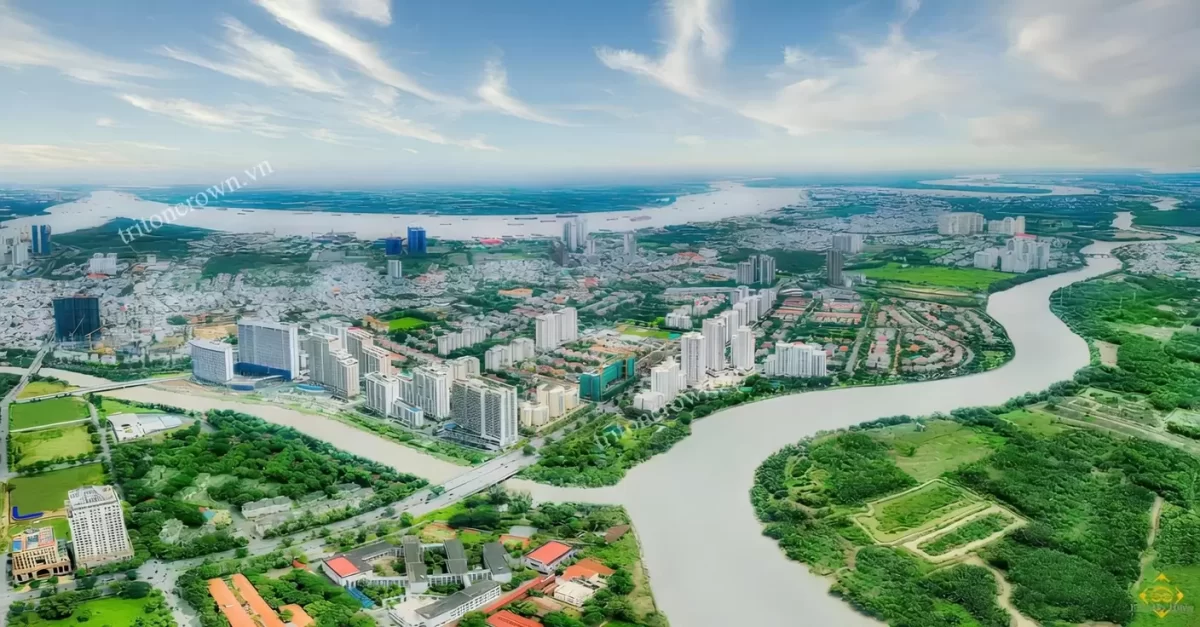 Một góc nhỏ tại Khu đô thị Phú Mỹ Hưng Quận 7 ngày nay Một góc nhỏ tại Khu đô thị Phú Mỹ Hưng Quận 7 ngày nay