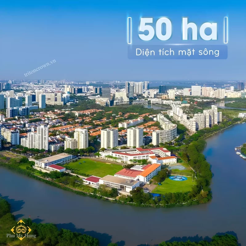 Hơn 50 hecta diện tích mặt nước Hơn 50 hecta diện tích mặt nước