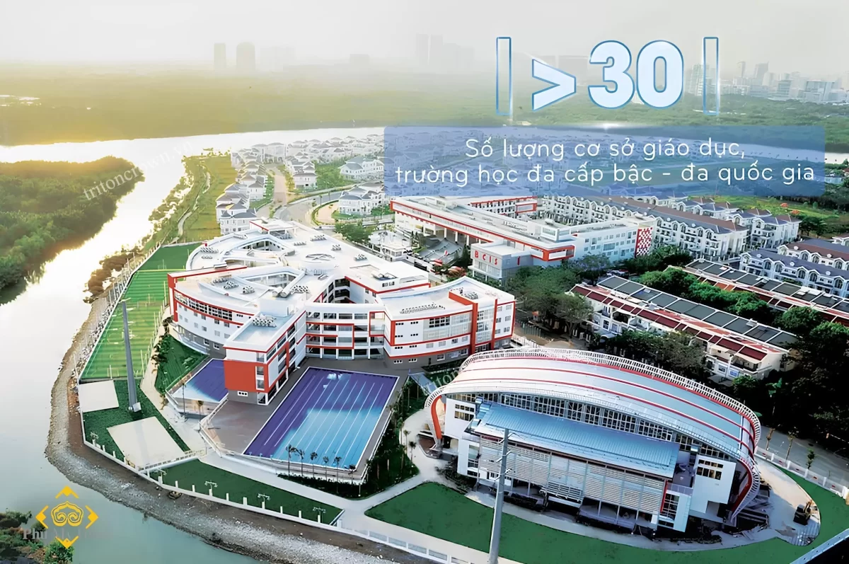Hơn 30 trường học đa cấp bậc, đa quốc gia Hơn 30 trường học đa cấp bậc, đa quốc gia