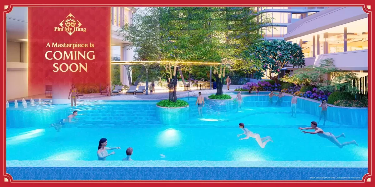 Phối cảnh thiết kế hồ bơi điện phân muối tại dự án Triton Crown Phối cảnh thiết kế hồ bơi điện phân muối tại dự án Triton Crown