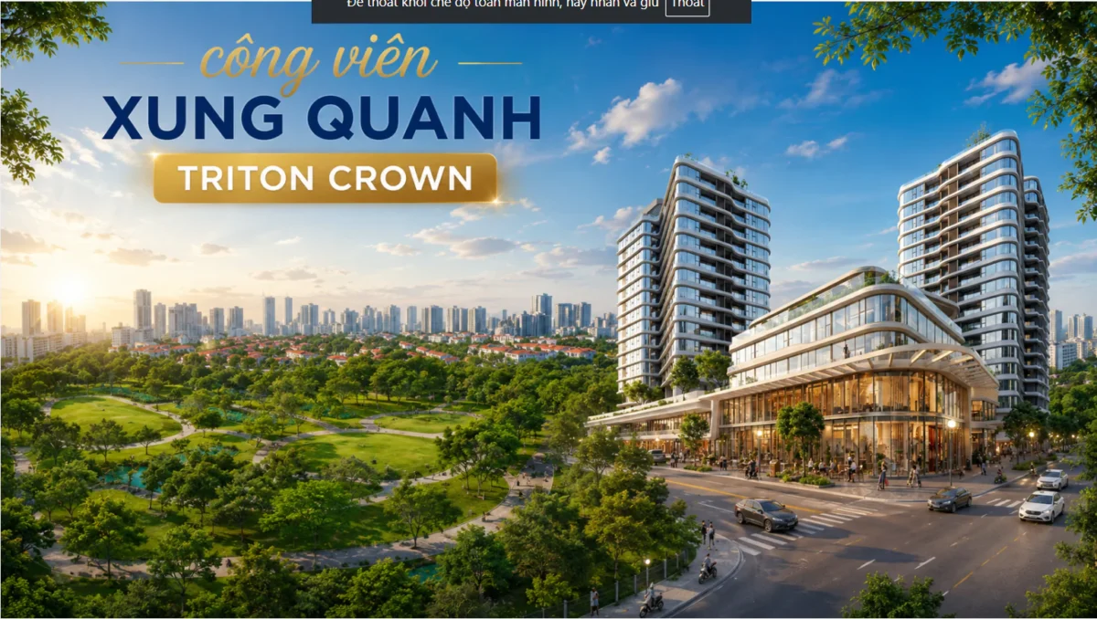 Công Viên Xung Quanh Triton Crown – Giá Trị Sống Xanh Hiếm Có Tại Khu Nam TP.HCM 9 Công viên liền kề Triton Crown Phú Mỹ Hưng