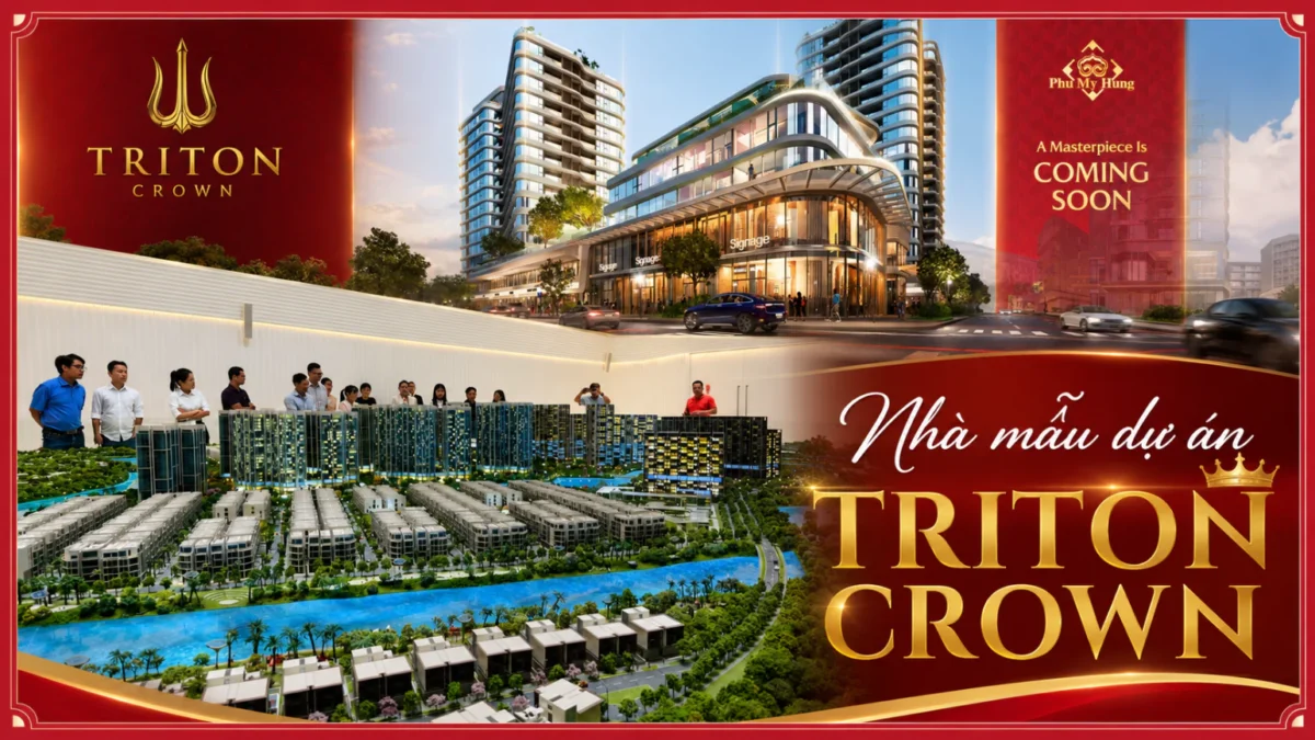 Nhà Mẫu Dự Án Triton Crown Phú Mỹ Hưng Chính Thức Mở Cửa Đón Khách Tham Quan 5 Nhà mẫu dự án Triton Crown Phú Mỹ Hưng