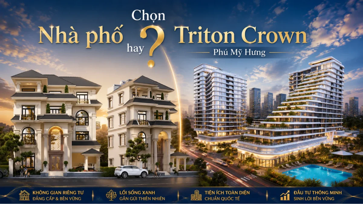 Nên Mua Căn Hộ Triton Crown Hay Nhà Phố Cùng Tầm Giá? 5 Nên mua nhà phố hay mua Triton Crown