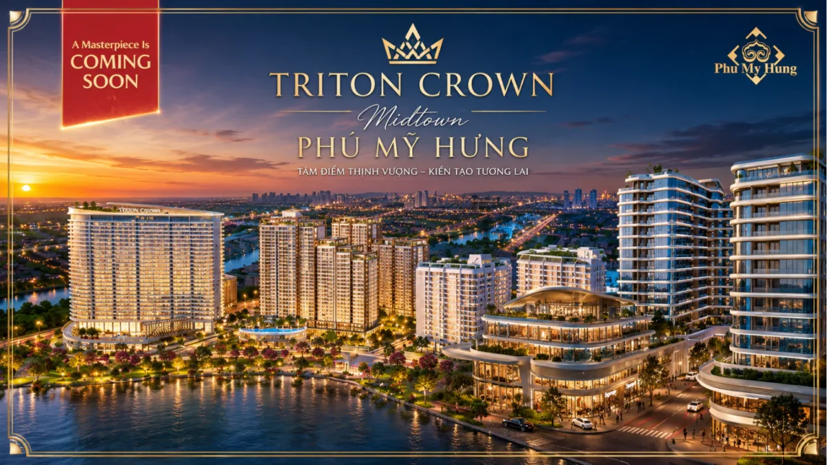 So Sánh Giá Bán Triton Crown Với Các Dự Án Cao Cấp Lân Cận 11 Triton Crown và Midtown Phú Mỹ Hưng