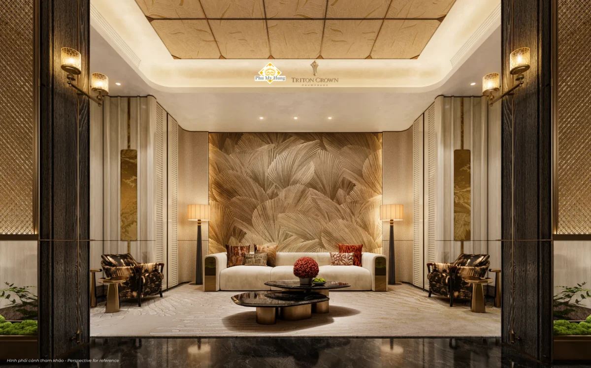 Tiện Ích Nội Khu và Ngoại Khu Triton Crown Phú Mỹ Hưng 6 Sảnh đón Lobby
